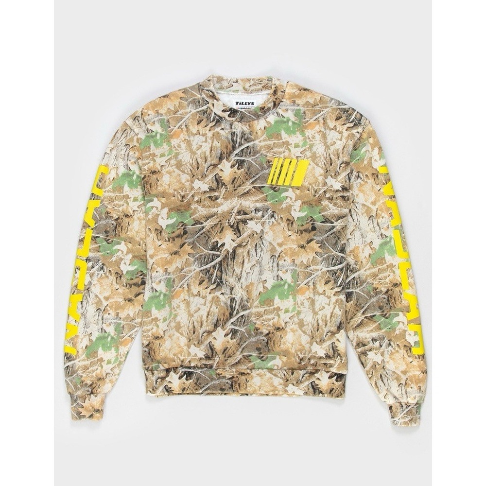 TILLYS x NASCAR Camo Mens Crewneck Sweatshirt Size XL NWT Unopened